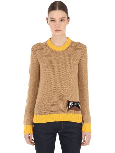 prada yellow sweater|Prada sweater women.